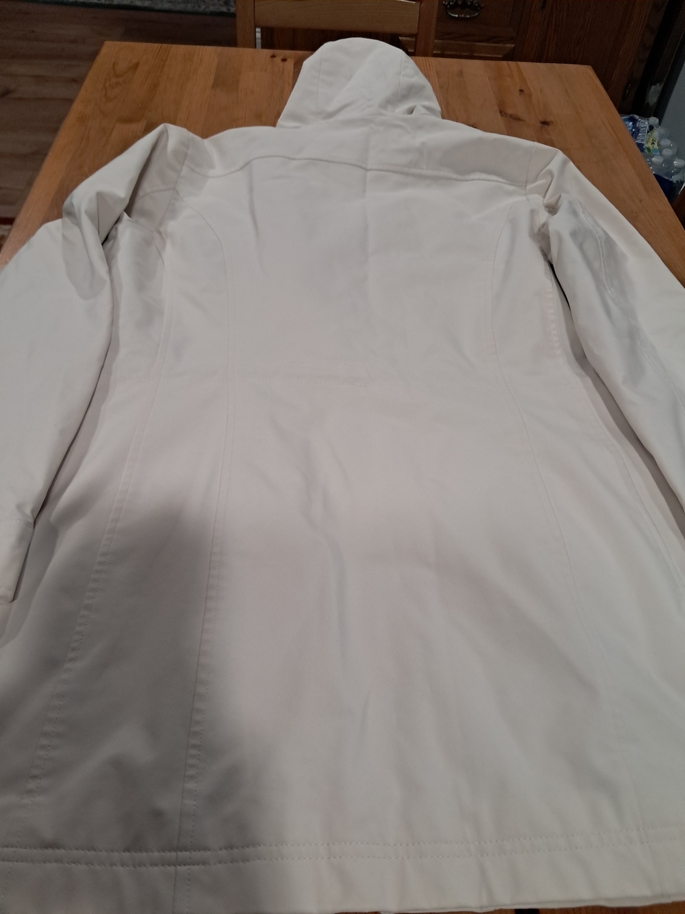 Kristen Blake Cream Hooded Women's Coat